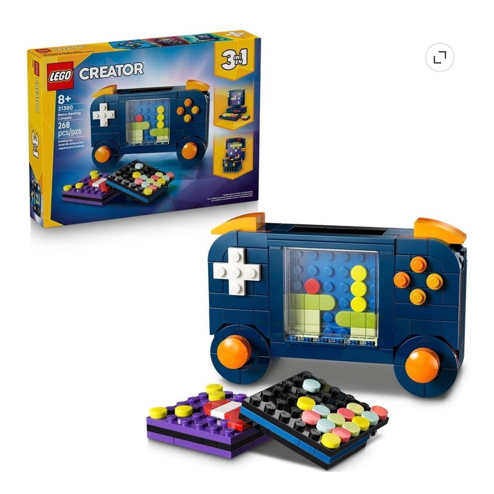 LEGO Creator 3-in-1 Retro Gaming Console 31380 Handheld Arcade Building Set